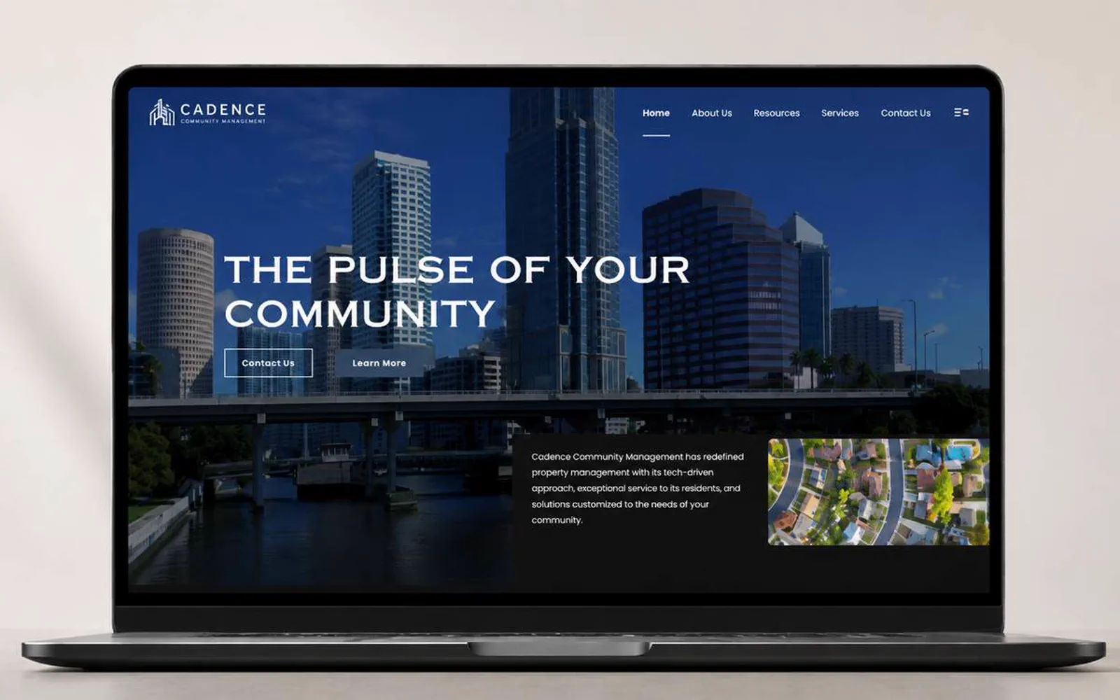 Cadence Community Management website project