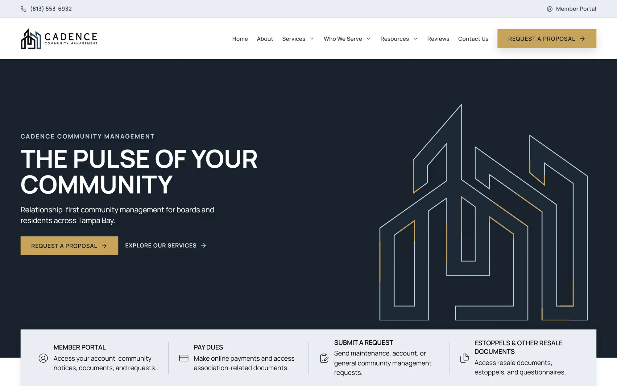 Cadence Community Management homepage