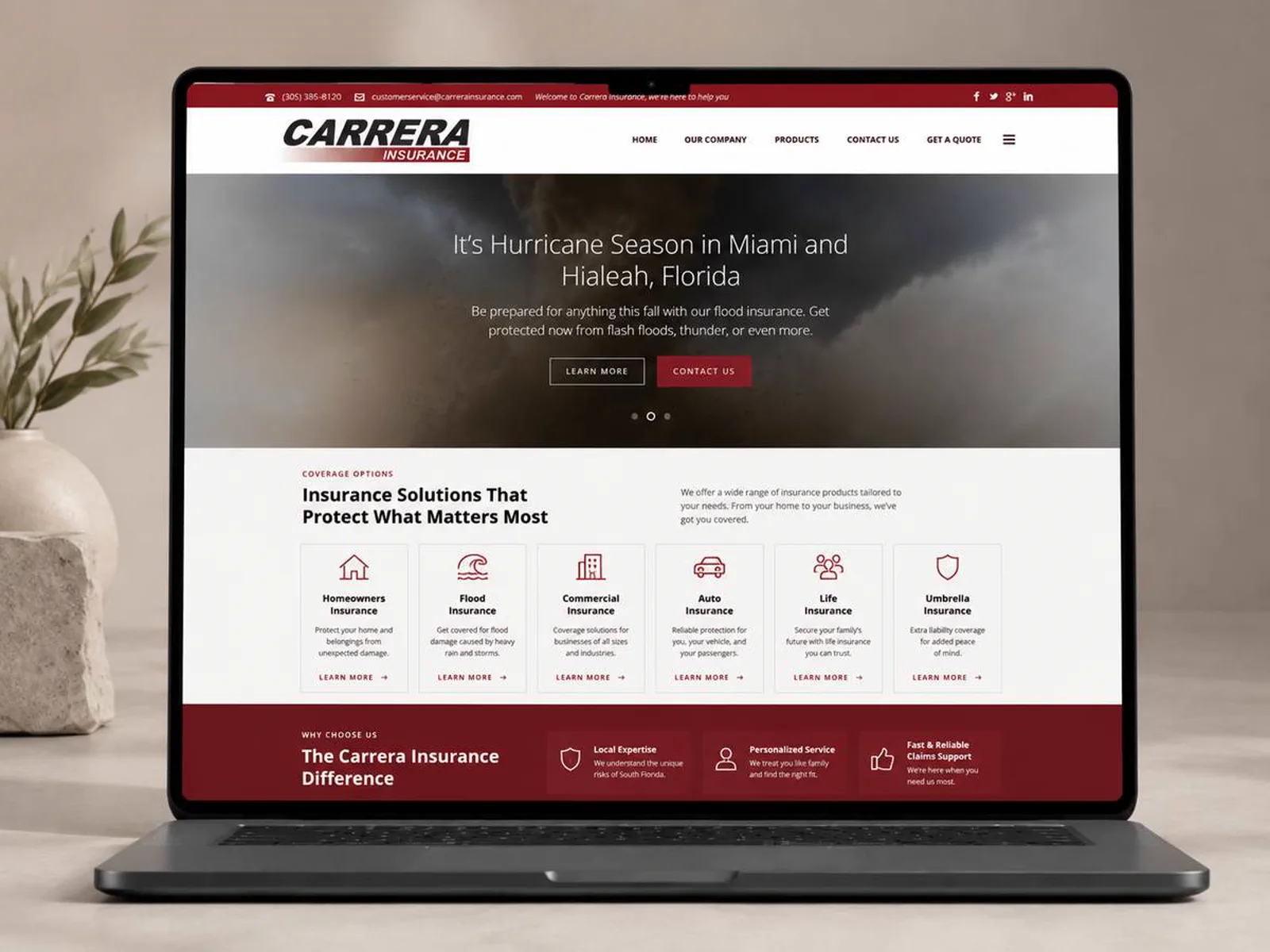 Carrera Insurance project visual 3