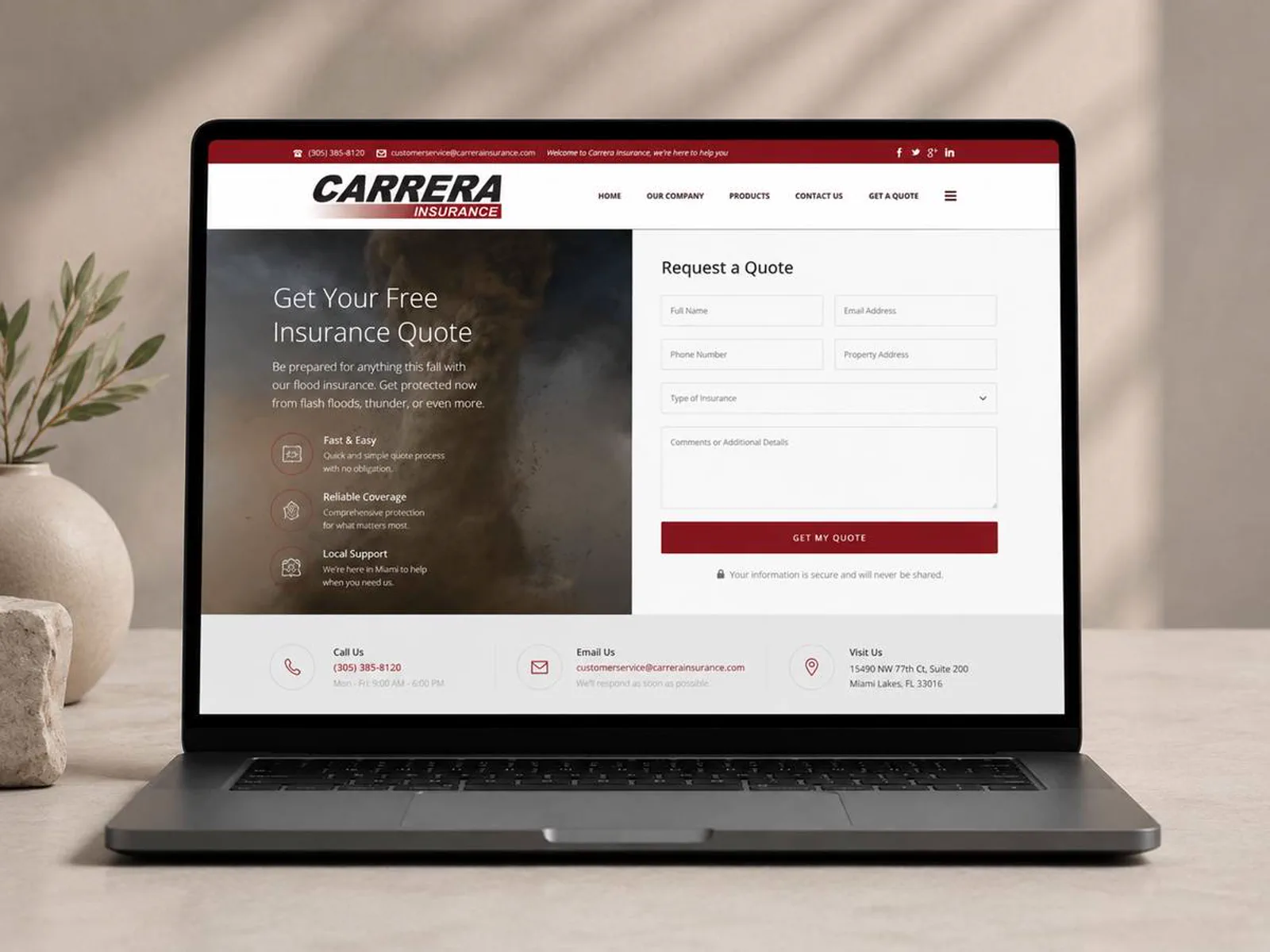Carrera Insurance project visual 7