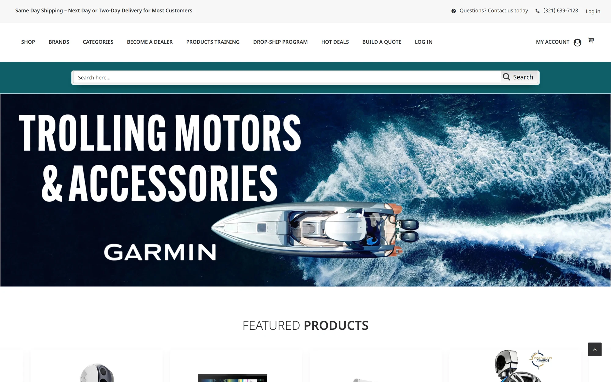 CED Marine homepage