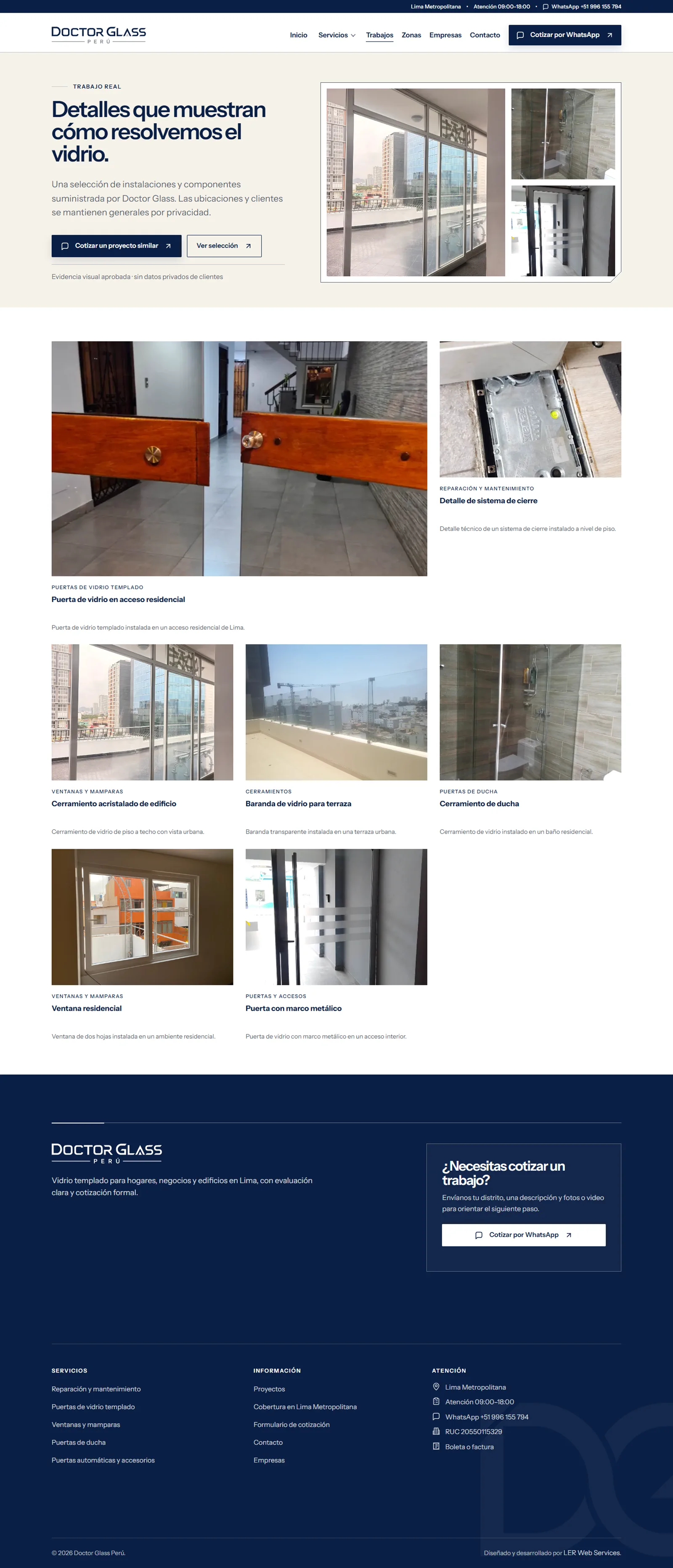 Doctor Glass Peru project visual 4