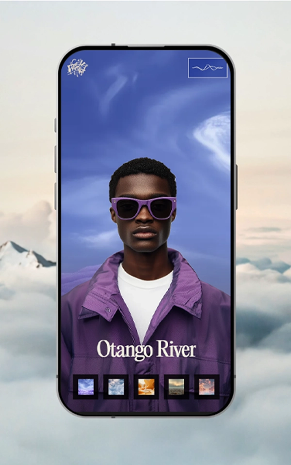 Mobile responsive version of FutureFrame website