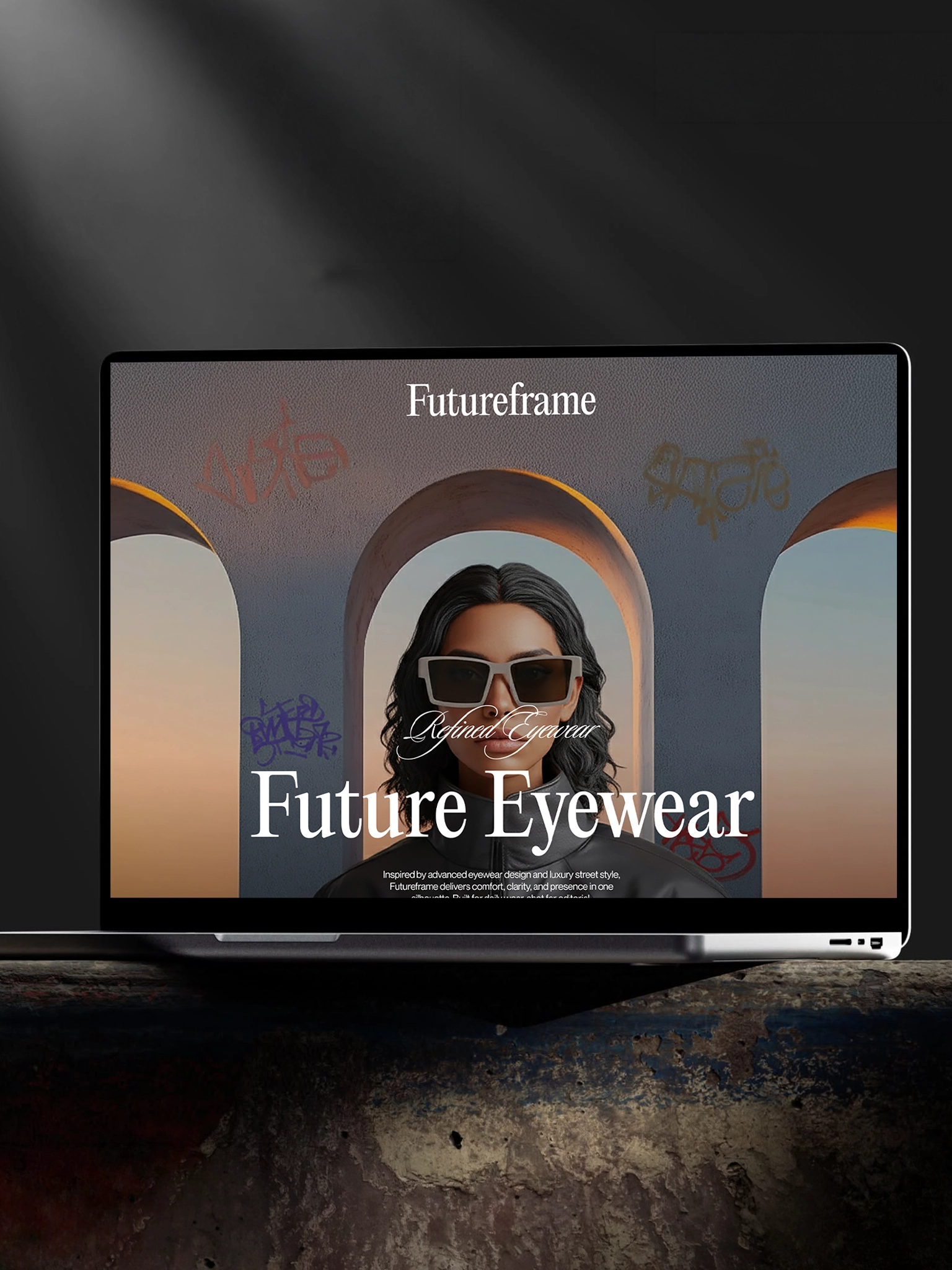 A bold, editorial digital experience for a next-gen eyewear brand inspired by street culture and high fashion — made for those who treat frames as part of their signature.
