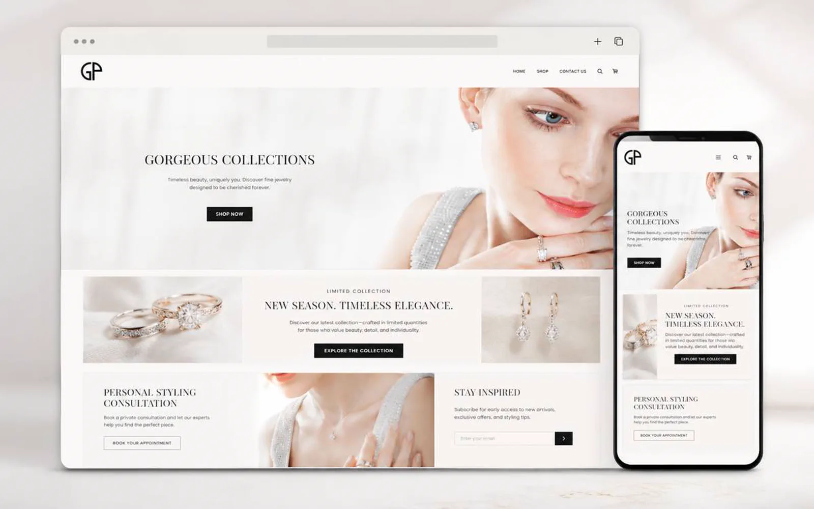 Gorgeous Collections GP Jewelry project visual 2