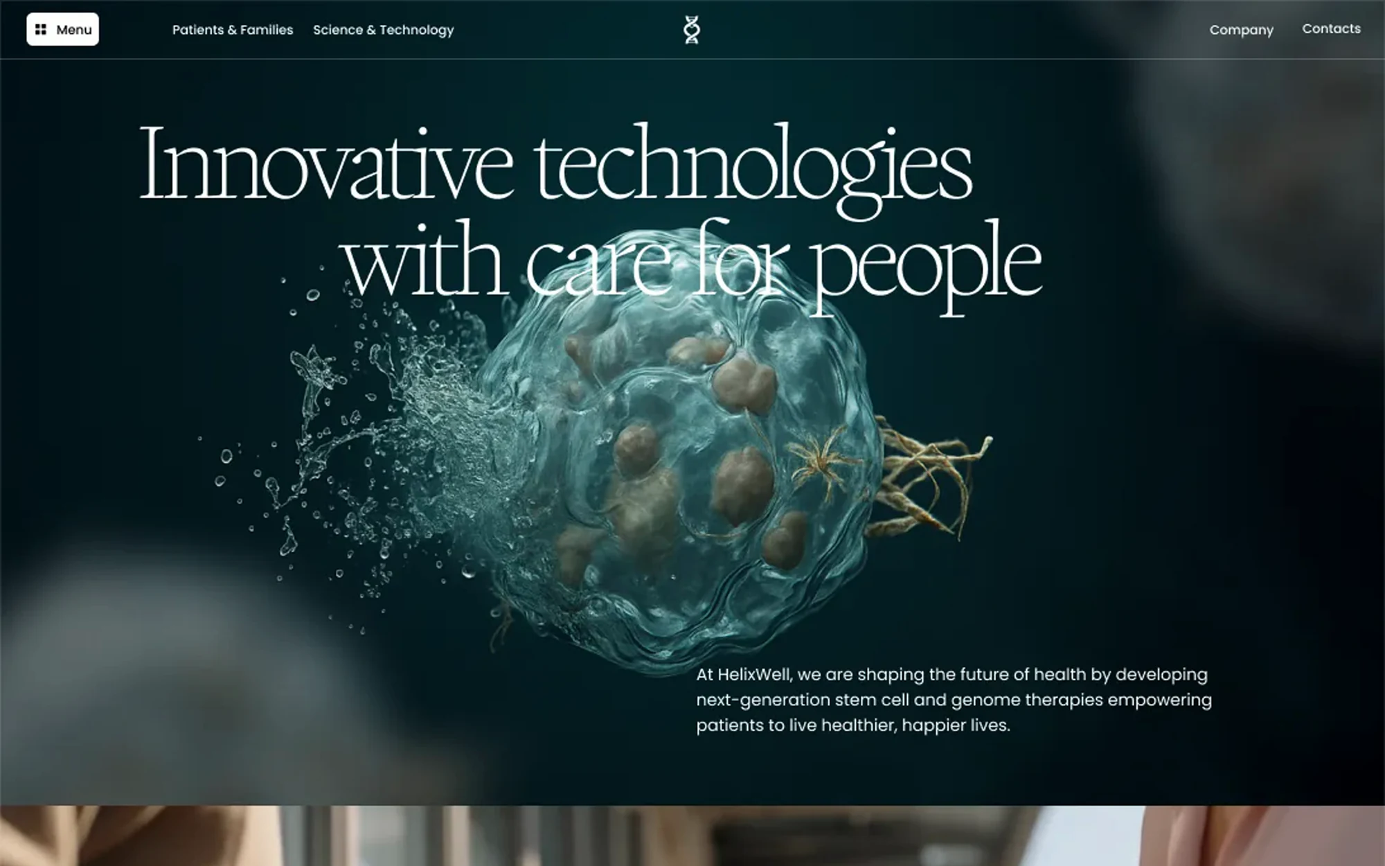 HelixWell homepage