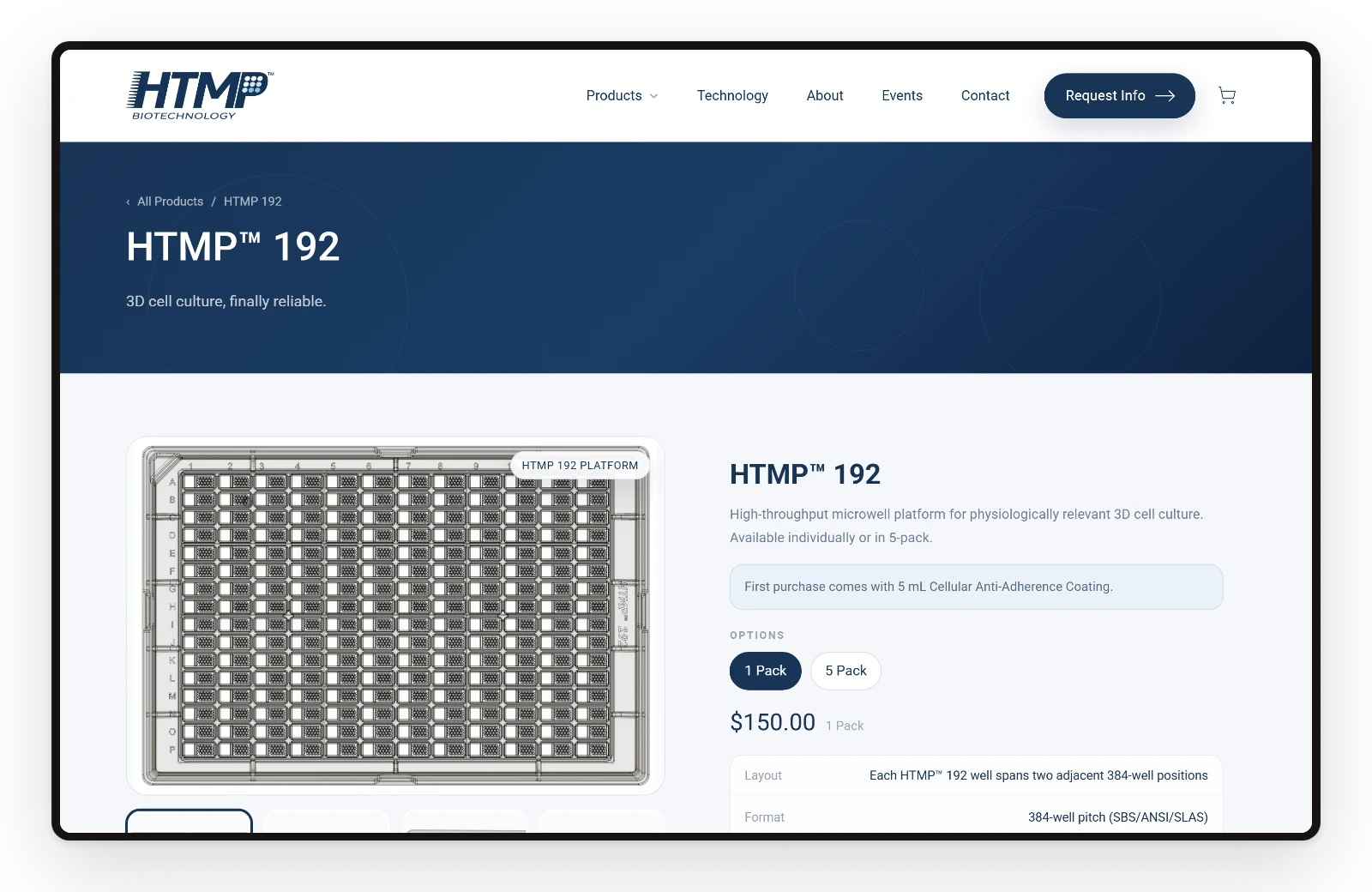 HTMP 192 product page