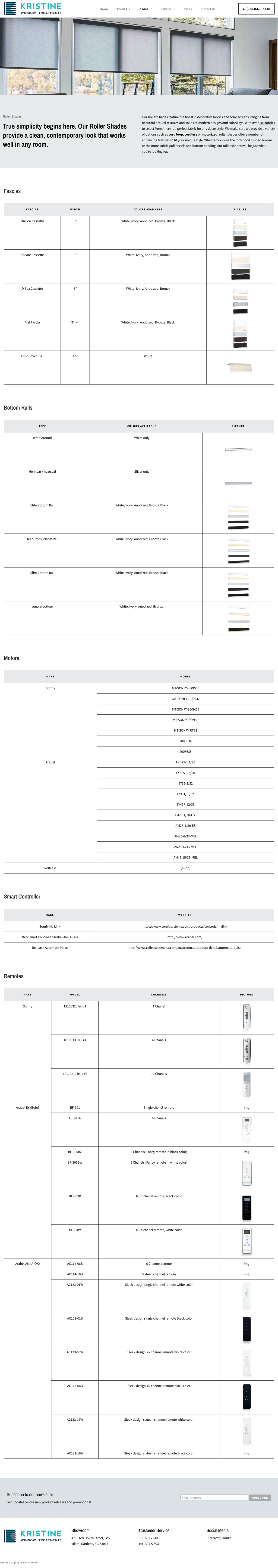Roller page, full length