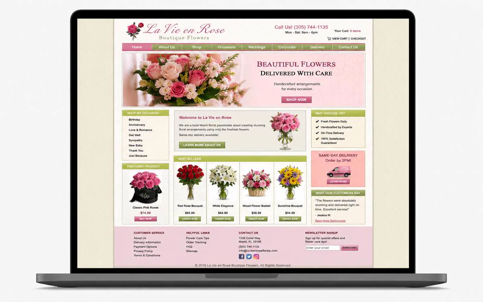 La Vie en Rose Flowers project visual La Vie en Rose Flowers project visual 5