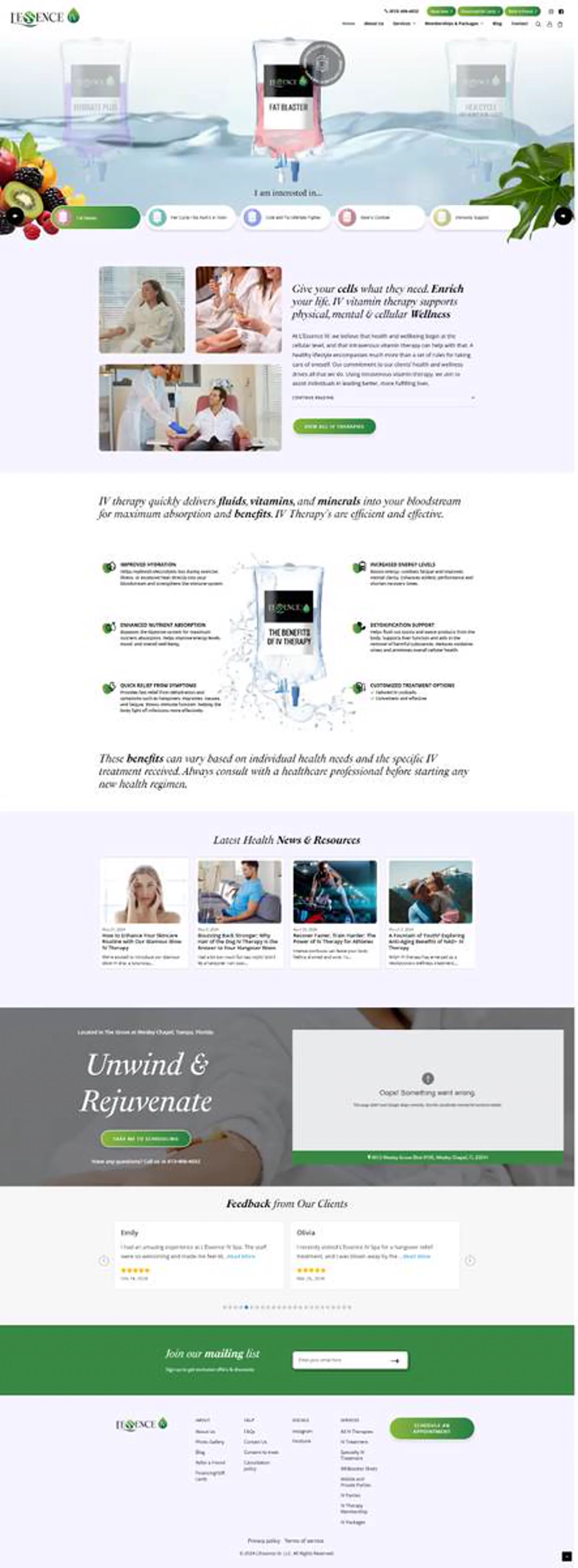 L'Essence IV Therapy project visual 8