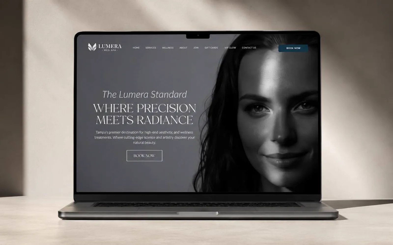 Lumera Med Spa website project preview Lumera Med Spa website project cover
