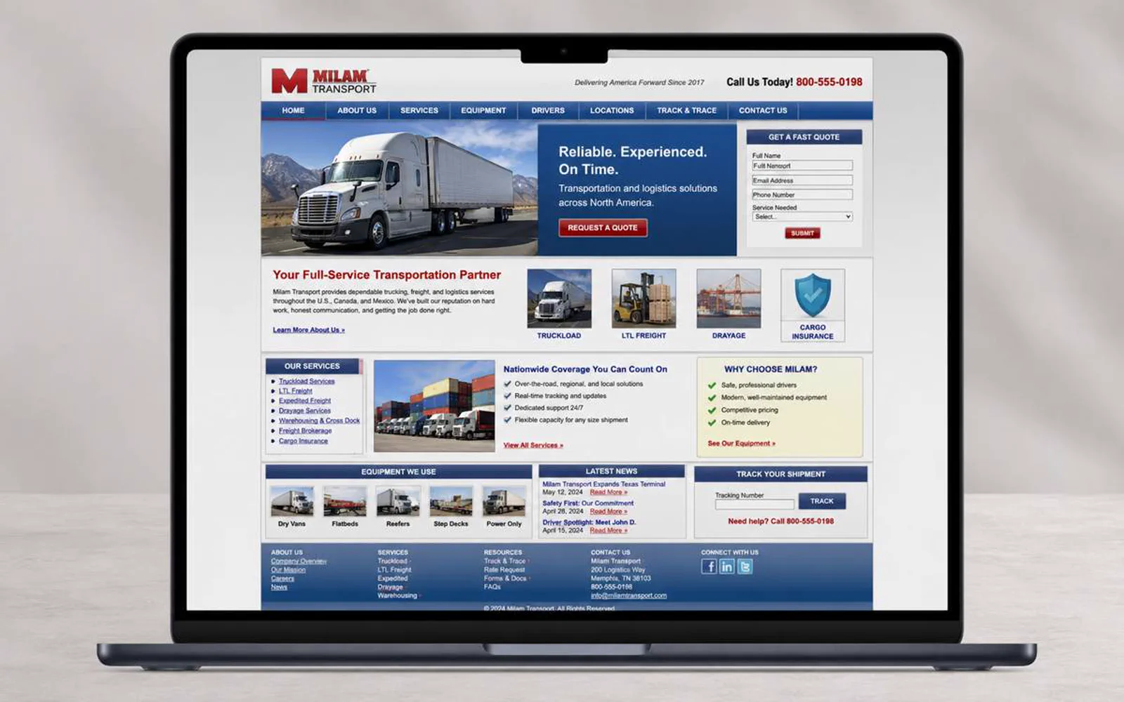 Milam Transport project visual 3