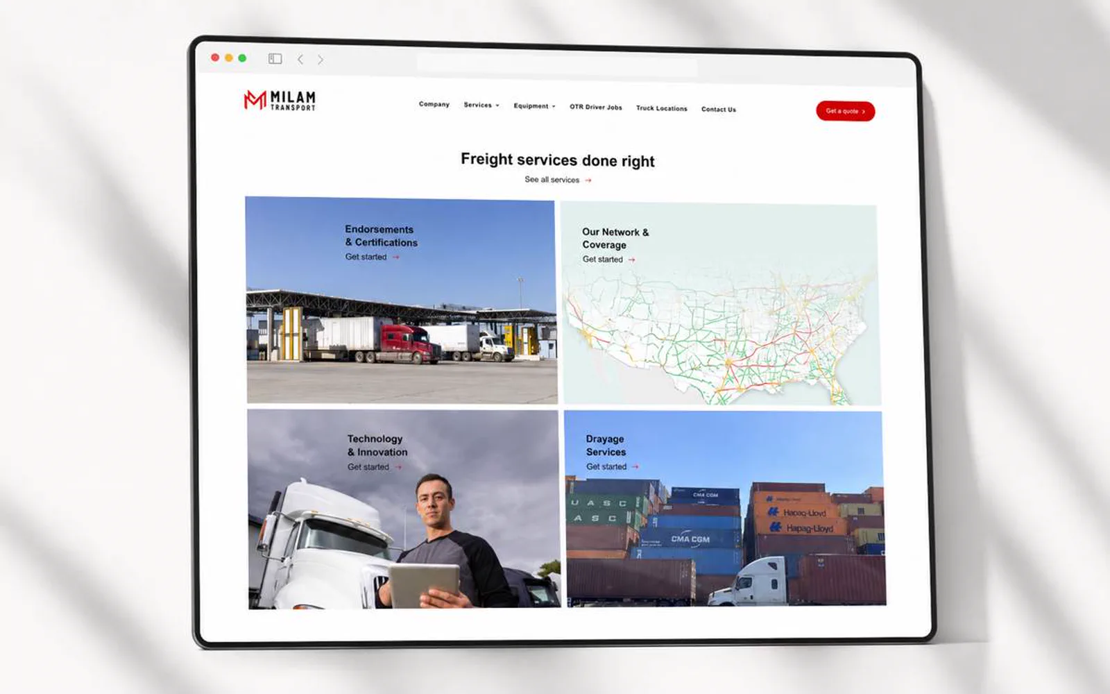 Milam Transport project visual 6