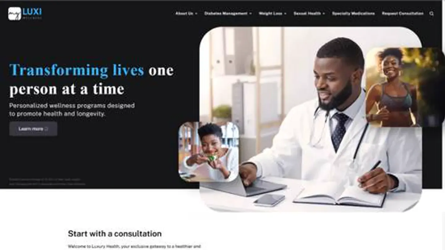 The homepage scrolling
