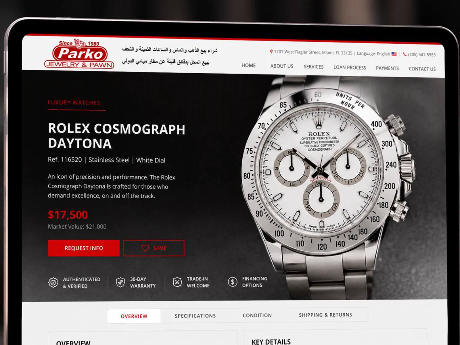 Parko Jewelry and Pawn project visual 3
