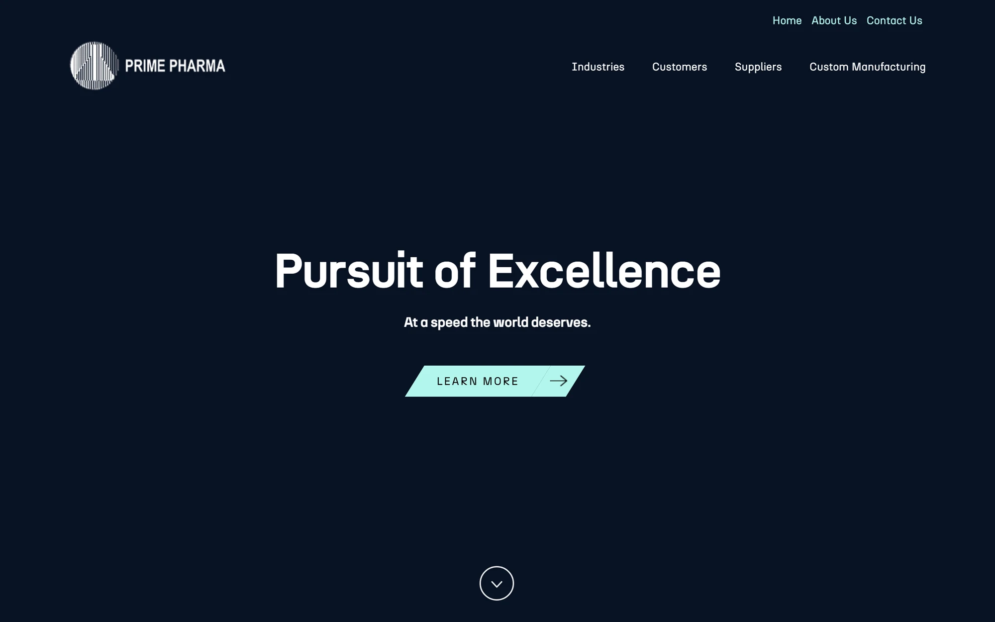 Prime Pharma Corp homepage