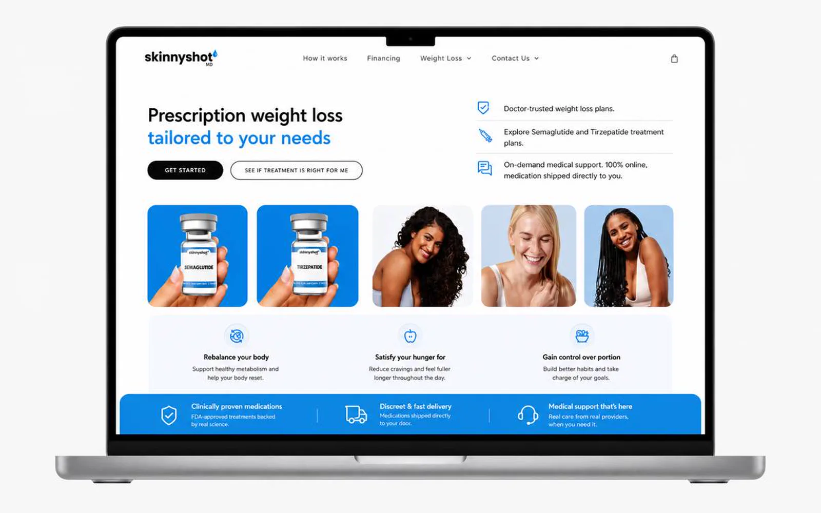 Skinny Shot MD website project