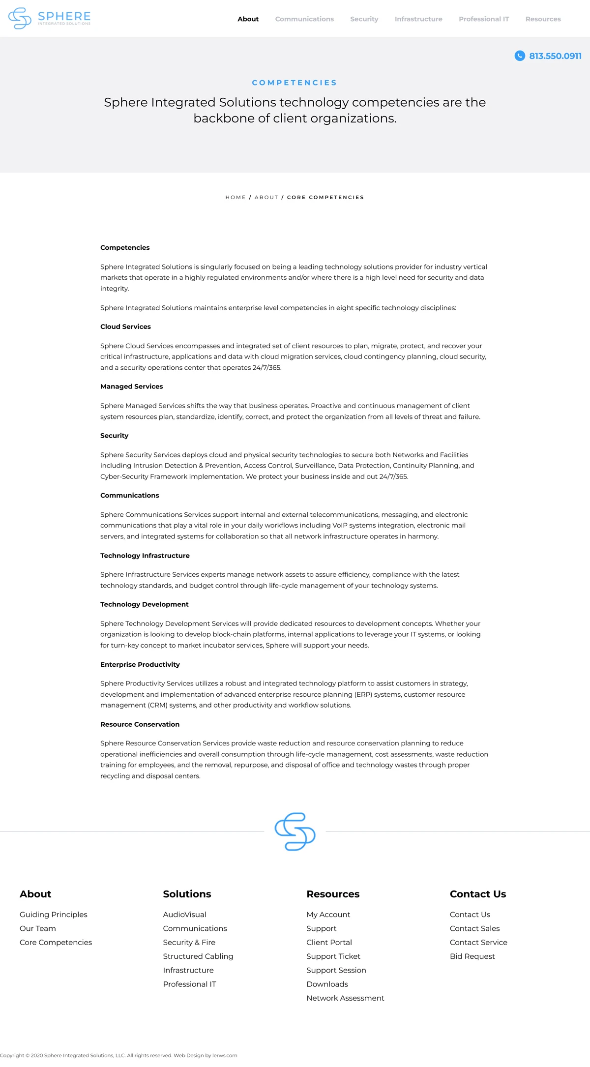 Página de competencias, completa