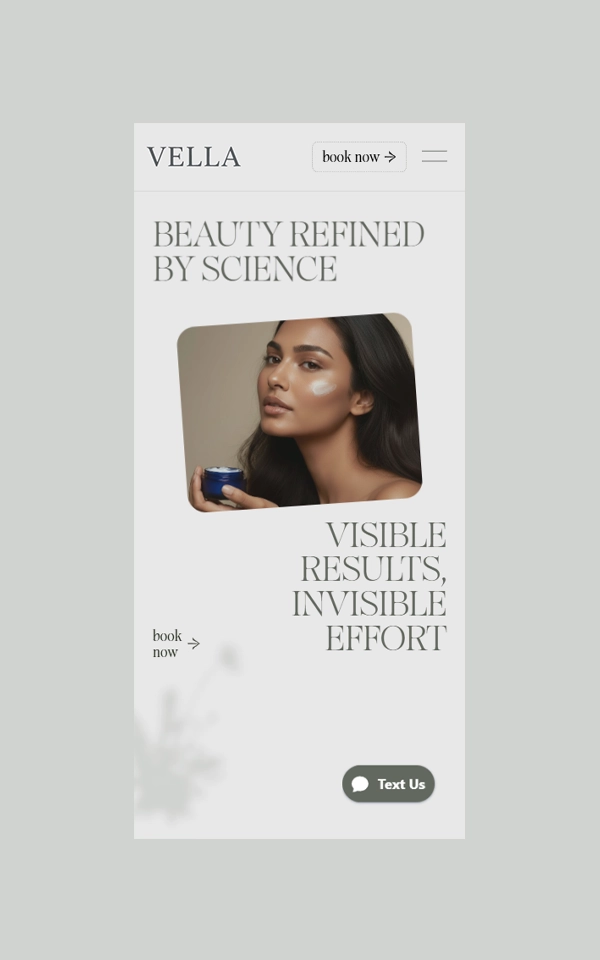 Custom-branded Vella shopping bag with black logo and green handle