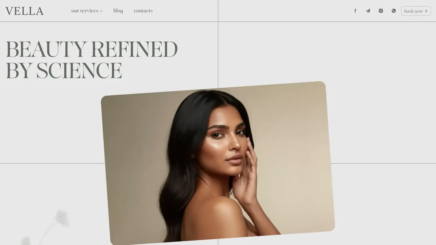 The homepage scrolling