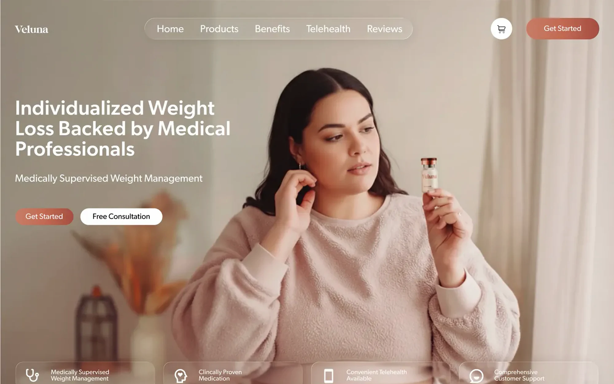 Veluna homepage