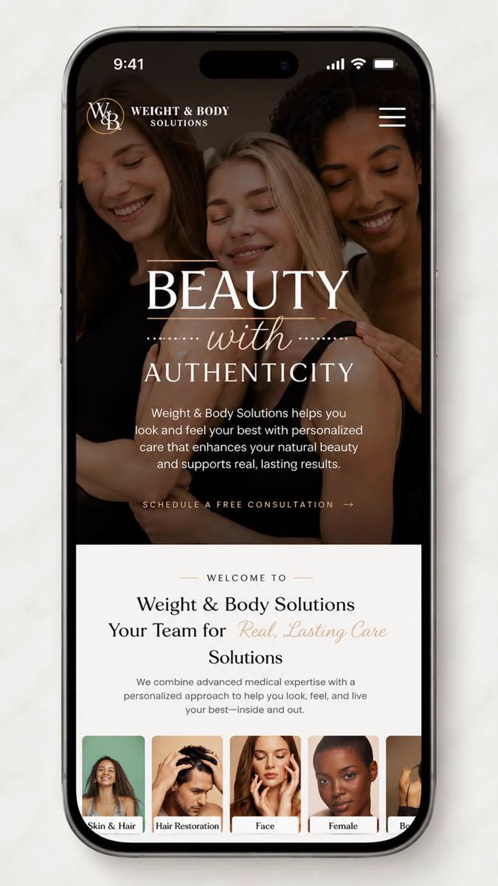 Weight & Body Solutions project visual 3