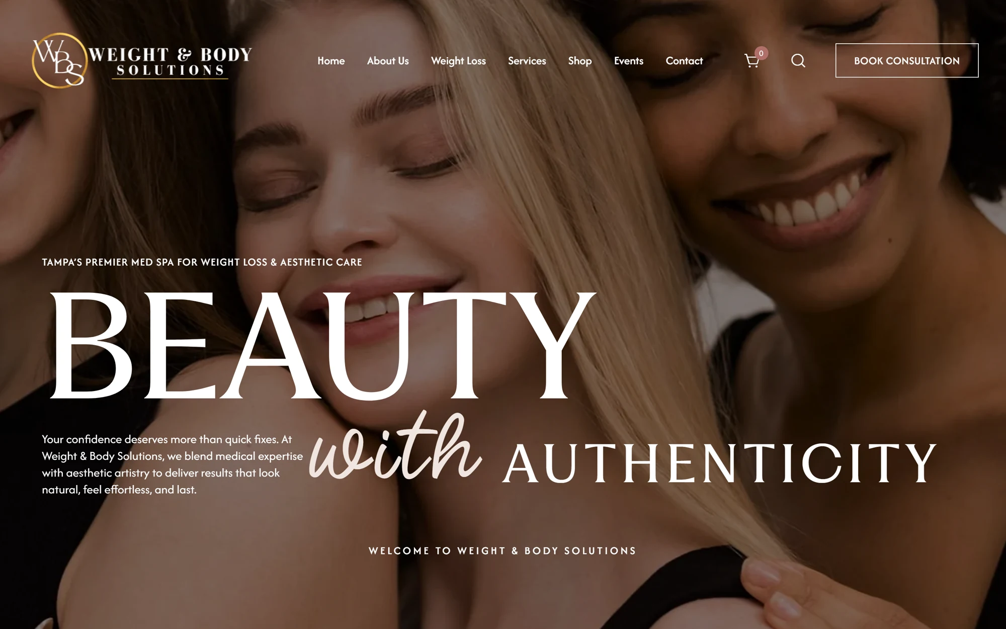 Weight & Body Solutions homepage