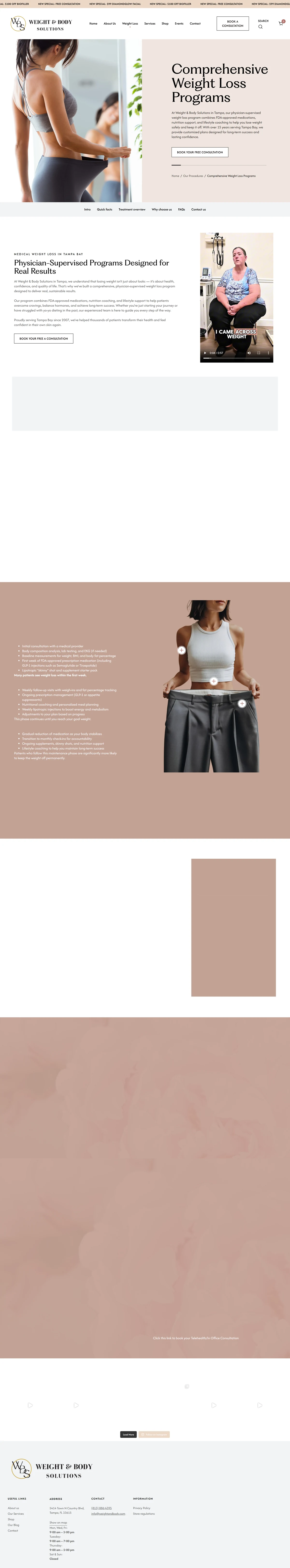 Programs page, full length